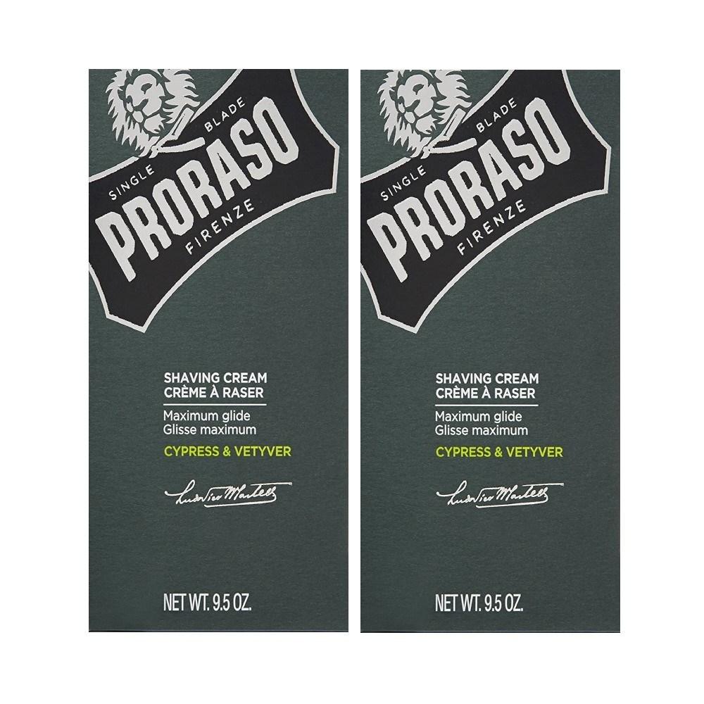 

Proraso Italy Proraso Chypre Vetiver Shaving Cream Tube 275ml 2 Packs
