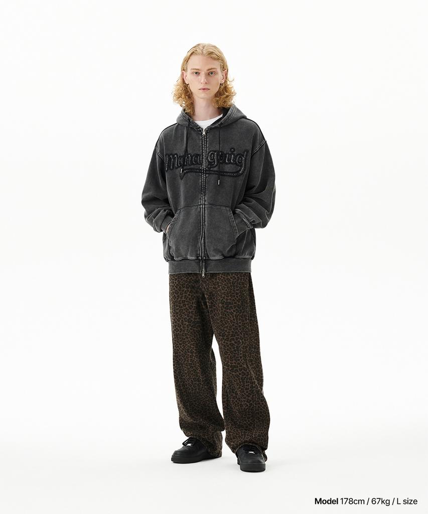 MAHAGRID Curved Leopard Pant Brown(Mg2Ffmpa10A)