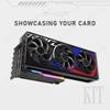 GPU Vertical Mounting Bracket Kit PCIe 4.0 X16 Riser Cable 15cm 90 Degree Right Angle Graphics Card Steering Mounting Bracket