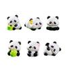 Resin Mini Pandas Miniature Pandas Figurine,Fairys Garden Accessories Garden,Micros Landscape,Plant Pot,Bonsais Craft
