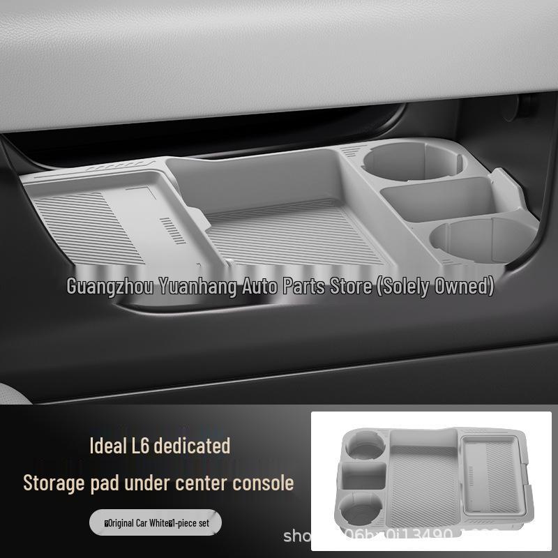 

2024 Li Auto L6 L7 Center Console Glasses Holder & Lower Storage Box Car Accessories.