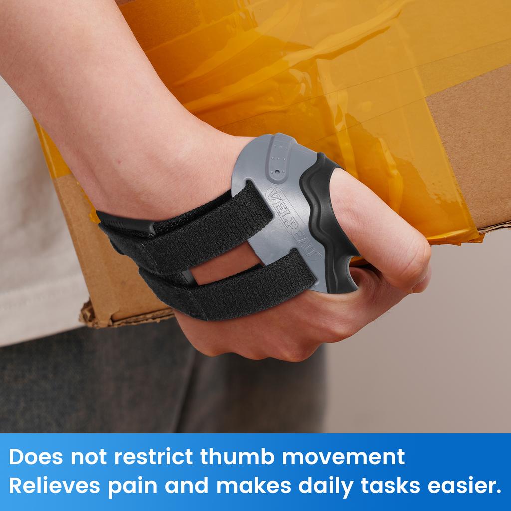 Velpeau Cmc Thumb Brace For Arthritis Pain And Support, With High Elasticity And Anti Slip Wrist Strap, Comfortable Thumb Splint