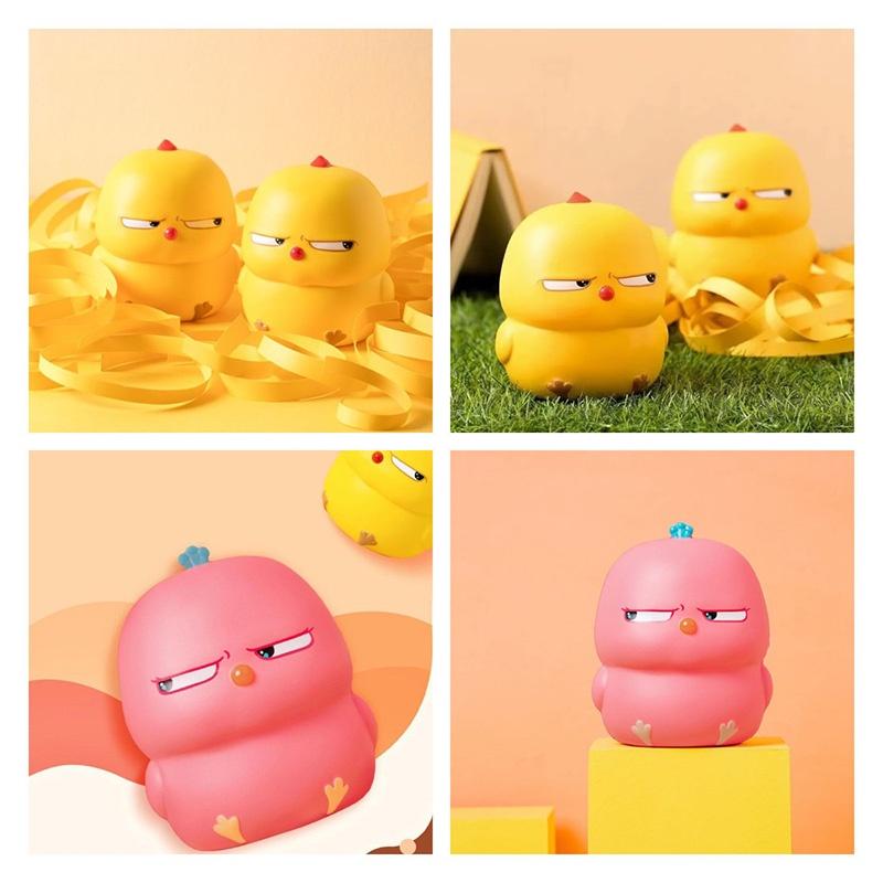 Warbie The Bird Small Yellow Chicken Stress Reliever Toy For Office And Home Use Perfect For Anxiety Relief And Relaxation
