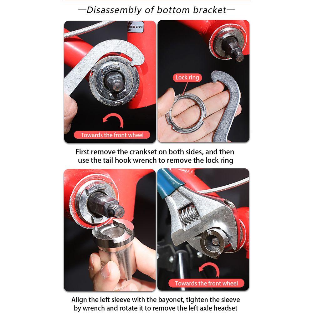 Old Bicycles Bottom Bracket Tool Headseat Wrench Bottom Bracket Spanner Bottom Disassembly Tool