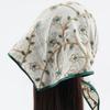 European Bohemian Flower Embroidery Triangle Scarf - Versatile Retro Silk Headscarf