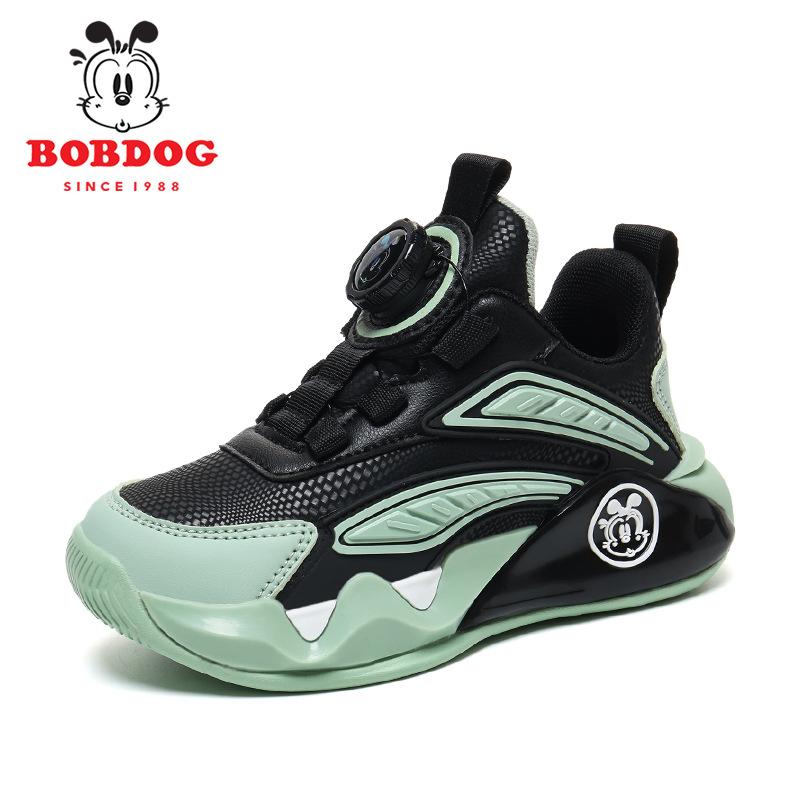 

Babu bean girls shoes leather surface autumn and winter new children s sports shoes non-slip soft sole medium and elderly light running shoes 38