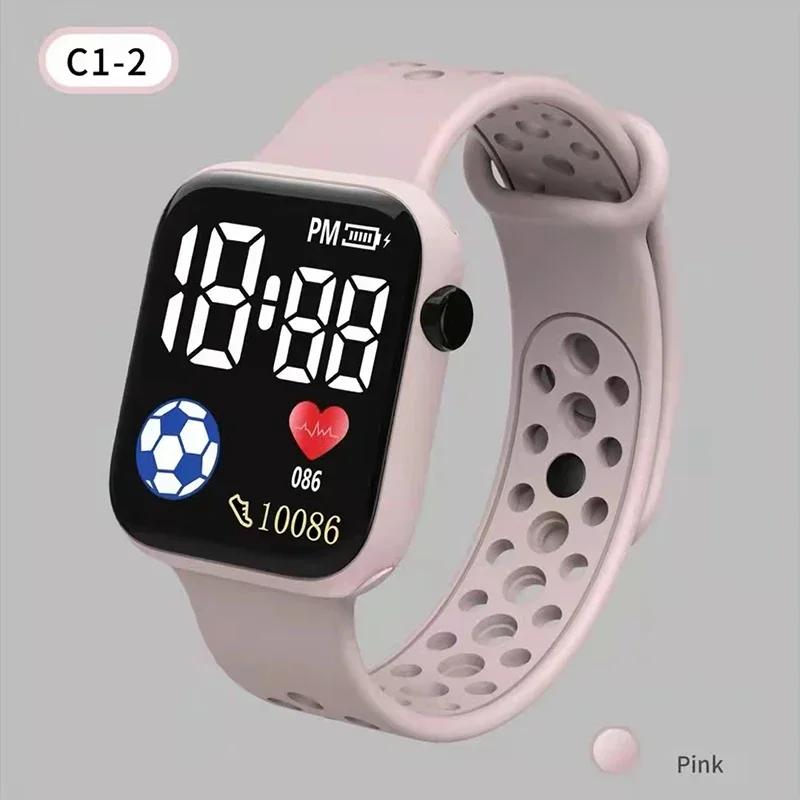 Cartoon Kids LED Watches Silicone Strap Digital Kids Watch Electronic Wristwatch Sports Clock for Boys and Girls Gifts