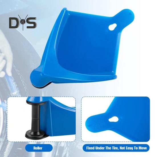 Car Hose Guide for Car Washing Detailing Bicycle Hose Guard Tire Hose Roller Prevents Pressure Washer Hose Stuck Under Wheels Plastic Wash Tool