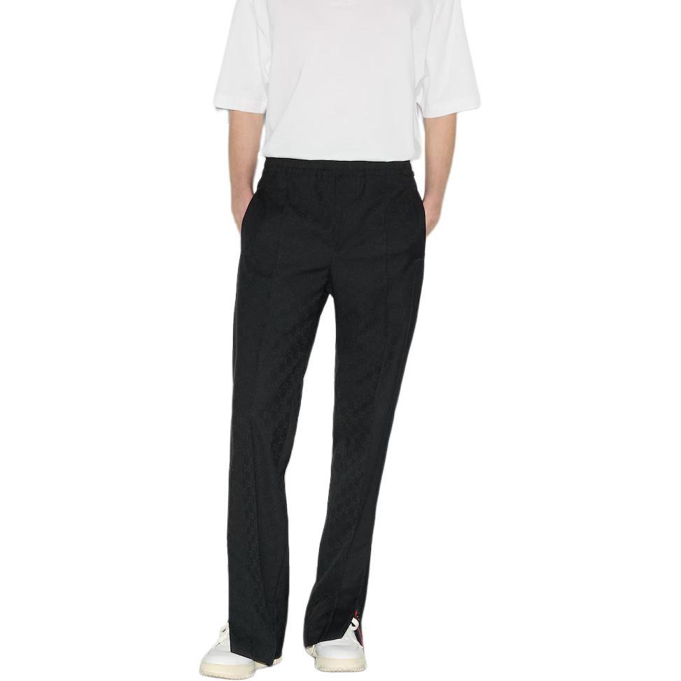 GUCCI Monogrammed Straight Leg Pants 791166-ZAORH-4036