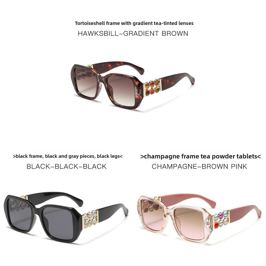 Elegant Tortoise Frame Square Sunglasses With Pc Shaded Lenses Uv400 For Parties And Travel