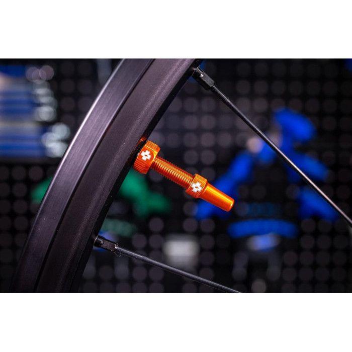 Kit de valves tubeless Muc-Off 44mm - orange
