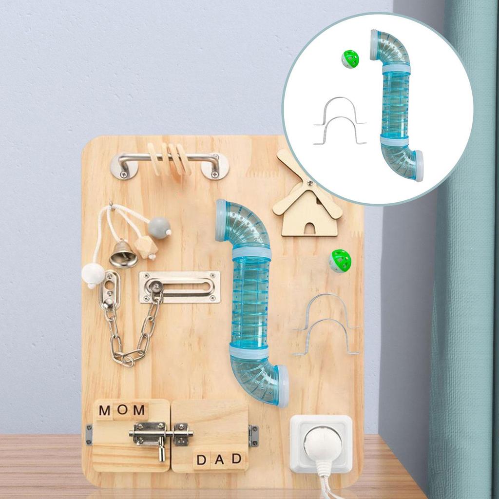 Bust DIY PART EARLY DEVELOPMENT PIPE SENSORY BOARD ACCESSORIES Materials for Guits GIRPLES