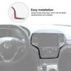 Armaturenbrett-Navigationsabdeckung Zierleistenblenden aus Kohlefaser für Jeep Grand Cherokee 14+