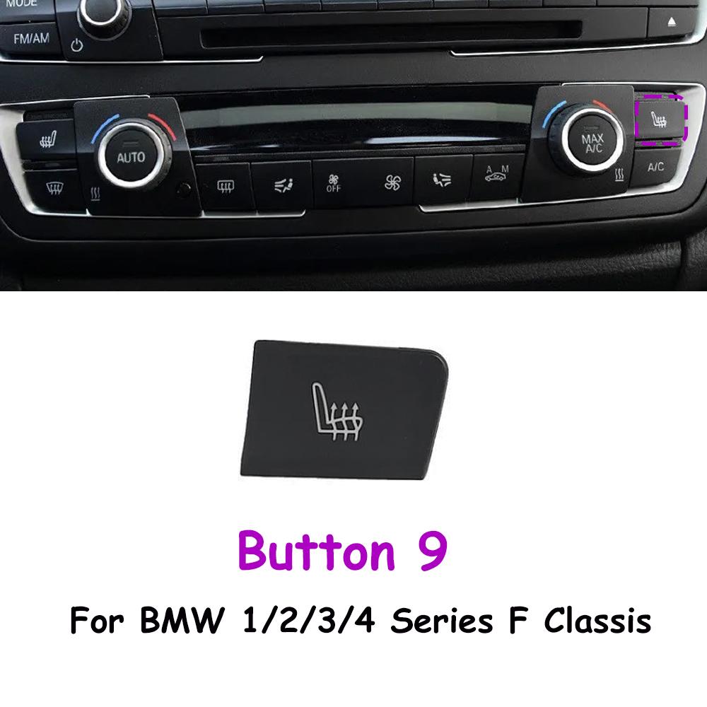 Car Dashboard Console AC Air Vent Seat Heating Switch Button MAX AUTO Repair Kit For BMW 3 Series F35 F30 F31 F34 2013-2018