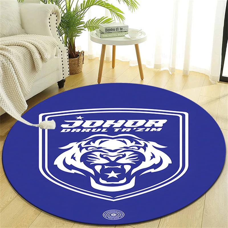 1pc Football Team (79) Design Printed Area Round Carpet for Bedroom Living Room Home Decor Rugs Mat Non Slip Mat Rug for Bedside