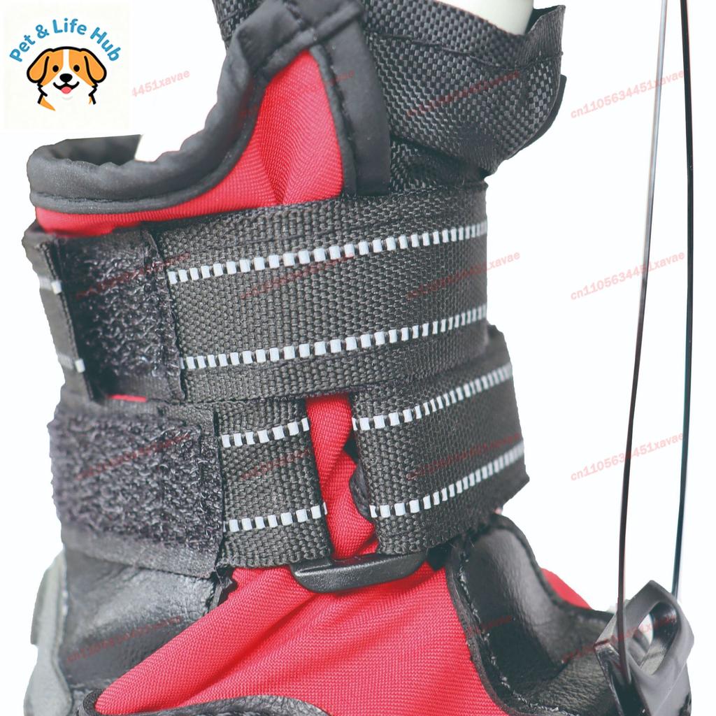 Hundeschuhe Schutz Welpenstiefel Verletzter Hund Gelenkfixierung Schmutzabweisend Anti-Drop Verschleißfest Harte Sohle Atmungsaktiv Fuß