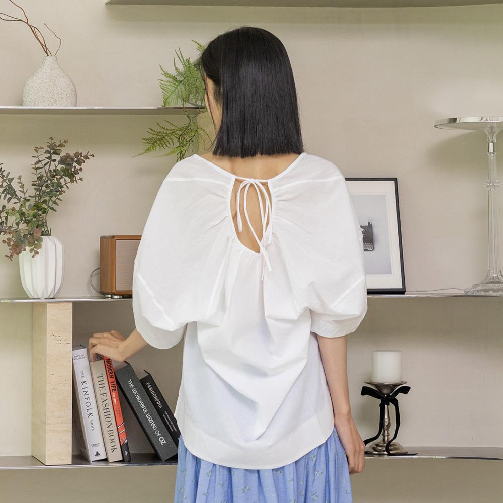 Laengsseon Ls_Summer Loose Blouse_White