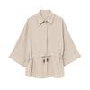 Zab Autumn New Women Clothes Western Style French Style Design Linen Blend Travel Hunting Suit Shirts 2768939