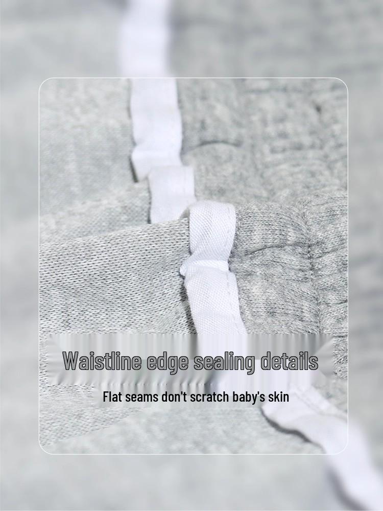 Boys' Fleece-Lined Wide-Leg Pants for Autumn/Winter - 2025 New Style Sportswear for Older Kids