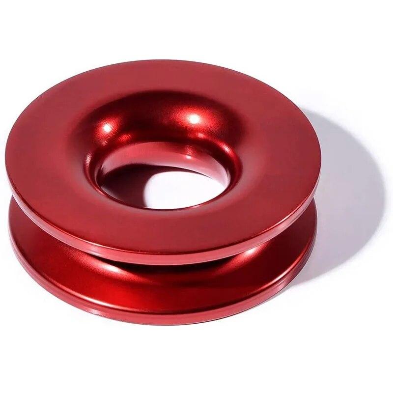 41000lbs Car Synthetic Soft Shackle Snatch Recovery Ring Aluminum for ATV UTV SUV Truck Pickup Off-road Car Winch Recovery