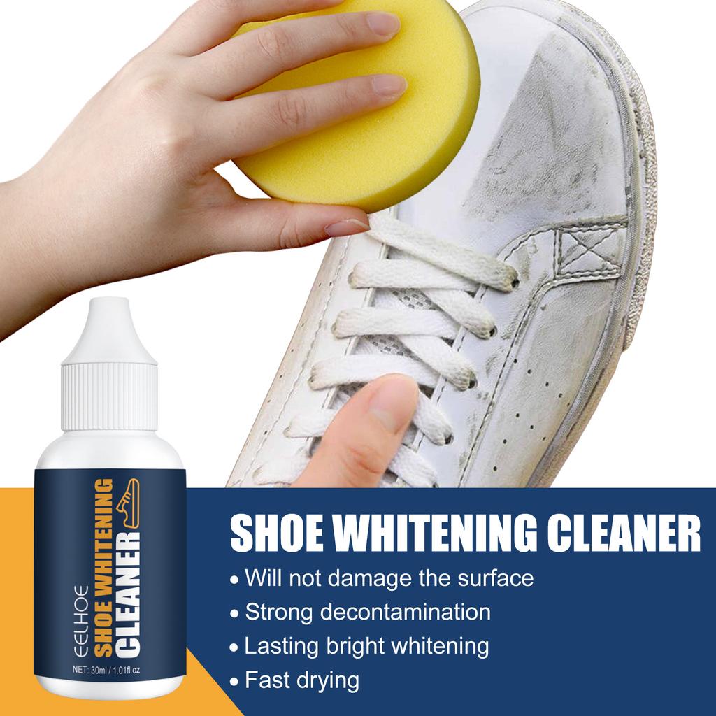 EELHOE Shoes Brightening Cleaner, Multifunctional Shoes and Boots Stain Removal Yellow Brightening Portable Cleaner