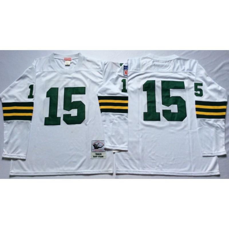 Green Bay Packers NFL Jersey Retro Hombre Mujer Algodón Ropa para Fans Deportivos Uniforme de Equipo 92 5 15 66 MN