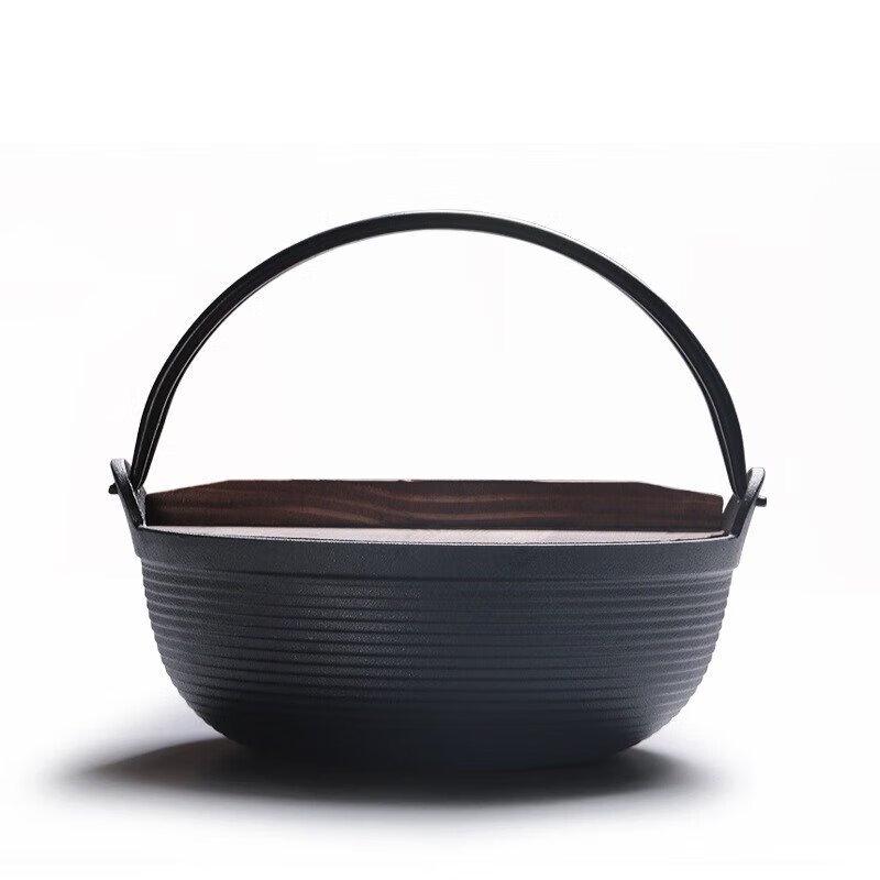 ZISIZ 29cm Cast Iron Dutch Oven with Lid