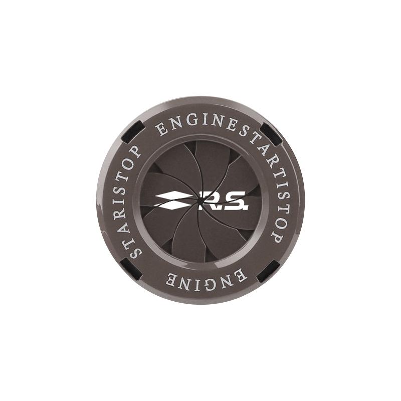 For NewRenault Car Start Stop Button Cover Car Interior Decor Engine Switch Sticker RDS Megane 2 3 4 Trafic Scenic 2 Clio Captur