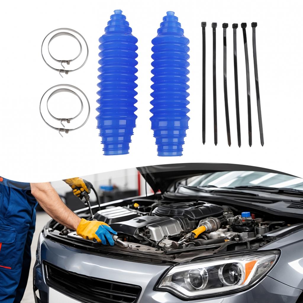 Silikon-Manschette Ritzel-Achsschenkel-Manschette Lenkgetriebe-Manschetten-Kit Blau