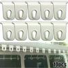 10pcs Sturdy Awning Hooks For Rv S Shaped Camping Awning Hooks Metal Party Light Hangers Hats Outdoor Camper Hanging Accessories