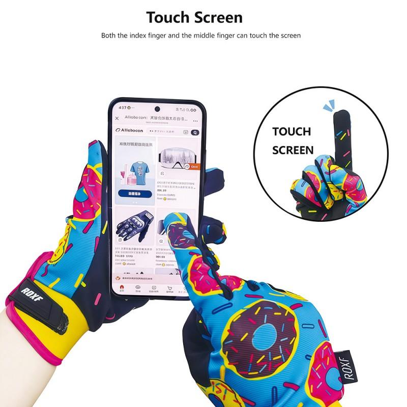Long Finger Motorcycle Gloves Off-Road Cycling Beach Riding Commuting Sports Thin Anti-Slip Unisex Adult Size S-XXL