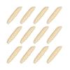 12PCS TPE Bread Worm Fishing Lures with Glow Feature for Freshwater Saltwater Night Fishing Soft Baits