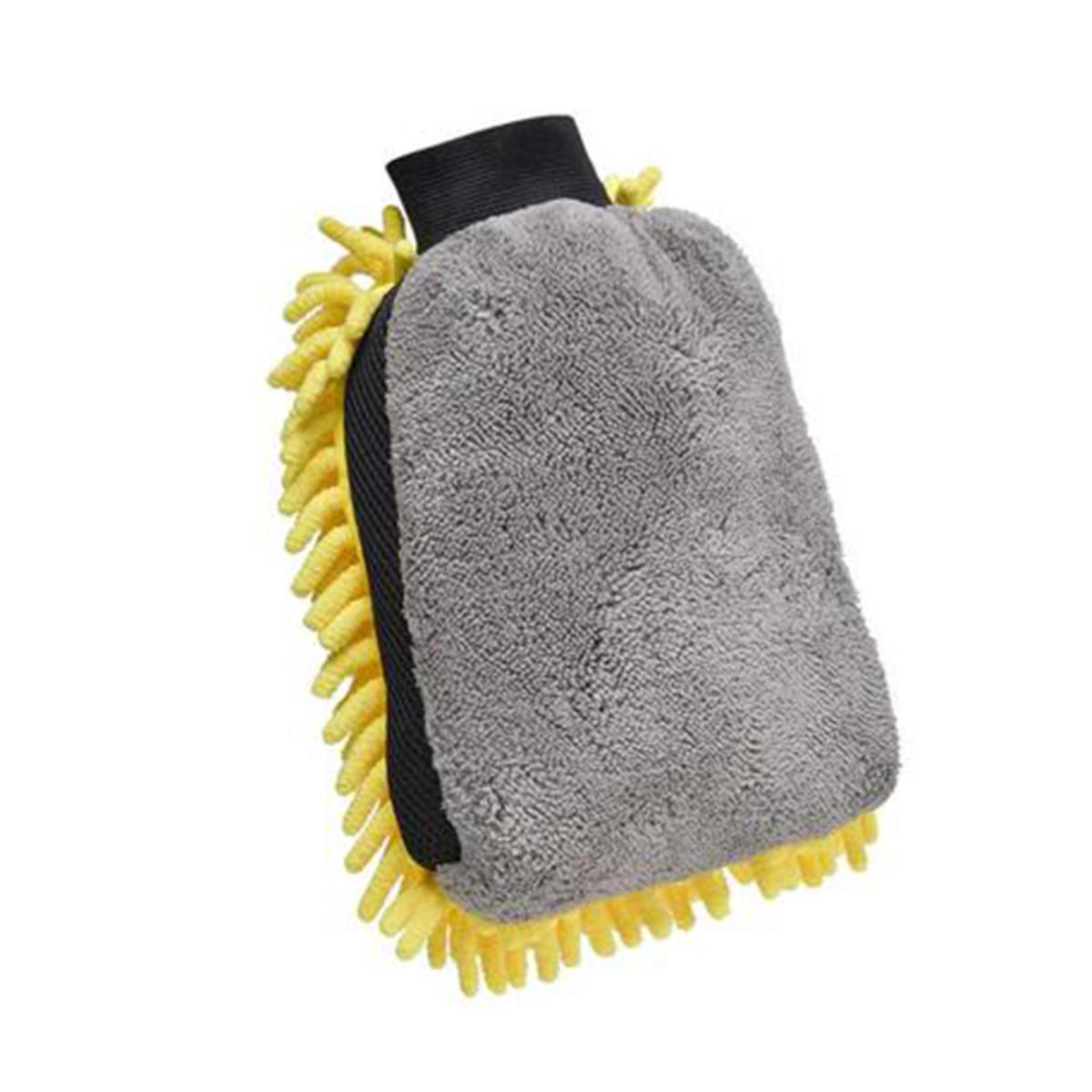 

Car Washing Gloves Waterproof Chenille Gloves Car Cleaning Mitt Detailing Brush Auto Care Double-faced Glove one size жовтий