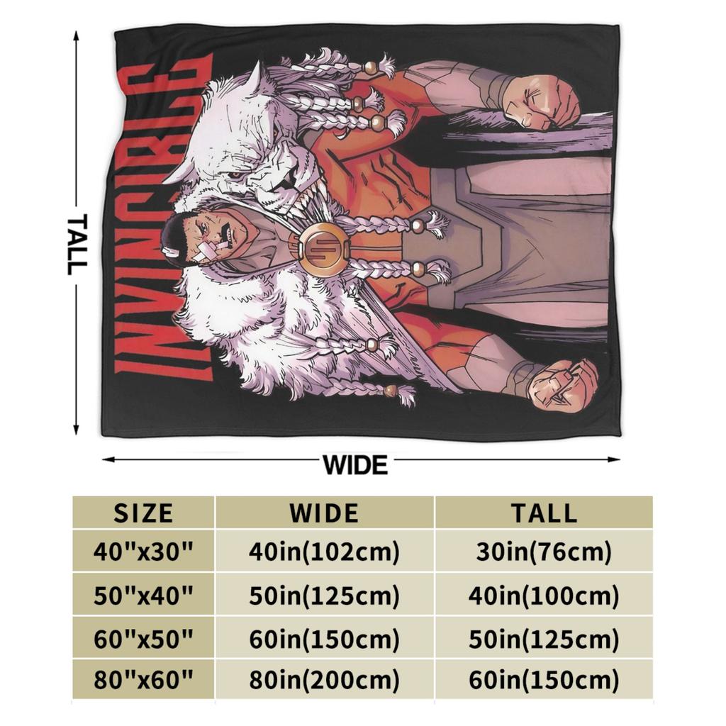 Thragg invincibles Grand Regent Blankets Flannel Textile Decor Ultra-Soft Throw Blanket for Bedding Couch Plush Thin Quilt