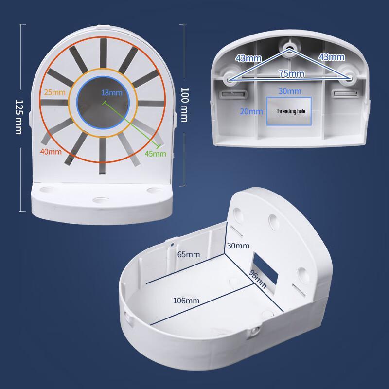 Universal Indoor/Outdoor Wall-Mounted Dome Camera Bracket