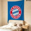 Fc Bayern Munich Wall Tapestry Aesthetic Wall Hanging Printed Fabric Blanket Decorative Tapestries For Bedroom Living Room Home Decor