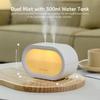 Mini Dual Cool Mist Humidifier, 500ml Rechargeable Portable for Bedroom, Office, Baby Nursery