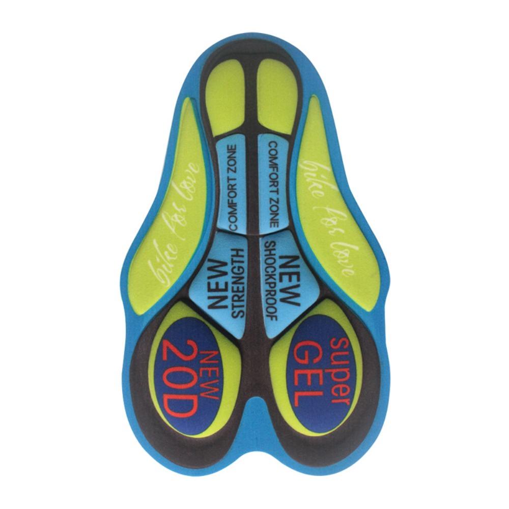 

Ударопрочная мужская велосипедная гелевая подкладка 12D 19D 20D, подушка для велосипедного сиденья, подкладка для велосипедных штанов, для занятий спортом на открытом воздухе 20D