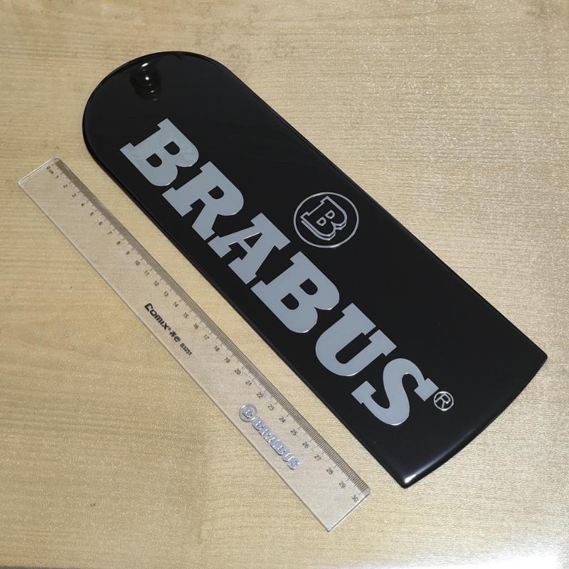 Naklejka na Samochód 36x11cm Osłona Ochronna Koła Zapasowego w Bagażniku Tylnym Odznaka Emblemat Naklejka dla BRABUS Klasa G G63 G65 G400 G500 G350 800 900