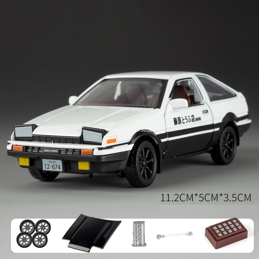 

1:43 Pagani Zonda R AE86 Cars Toy Models Alloy Diecast Quick Release Engine Hood Miniature Vehicles Model Child Birthday Gifts