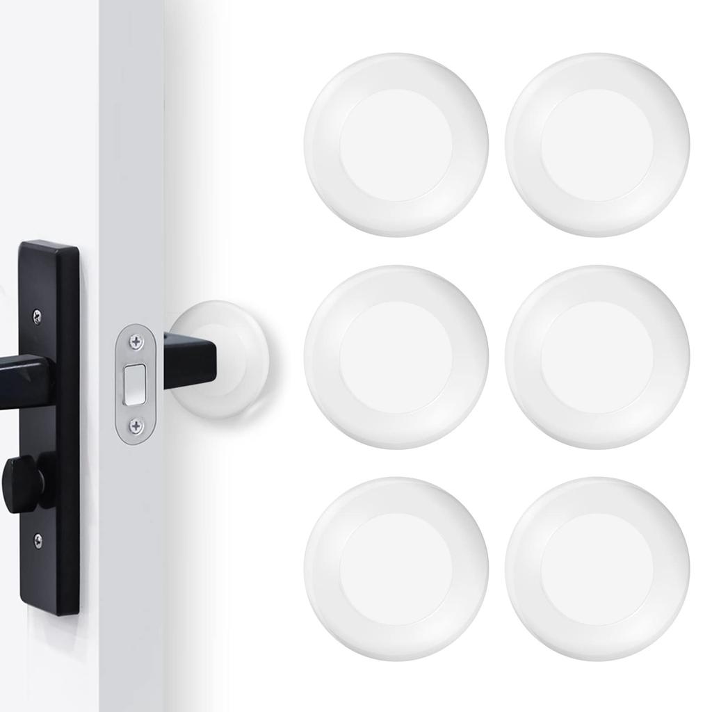 2" Door Stopper Wall Protector with Strong Back Adhesive Reusable Premium Door Stopper for Home Office Protecting Wall Shock Absorbent Gel Self Adhes