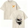 Washed Vintage Anime My Hero Academia Midoriya Izuku and Bakugou Katsuki Merch T Shirt Men Women Casual Retro Oversized Tshirts