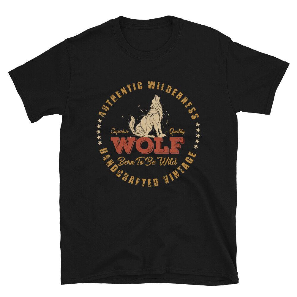 

Футболка унисекс Wolf Born Be Hunting Outdoors Nature Hunter S
