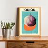 Vintage Botanical Vegetable Print Radish Onion Garlic Cabbage Canvas Painting Art Vegetarian Poster For Kitchen Restaurant Decor