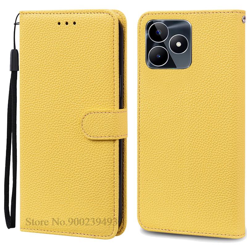 Pouzdro peněženka/flipový kryt z umělé kůže pro Realme C53, pouzdro z umělé kůže pro OPPO Realme C53 C 53, pouzdro na telefon Realme C53, pouzdro a kryt