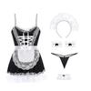 Erotic Lingerie Set Maid Costume Women's Sexy Cosplay Outfit Lace Babydoll Role Play Uniform Seductive Nightwear for Adults