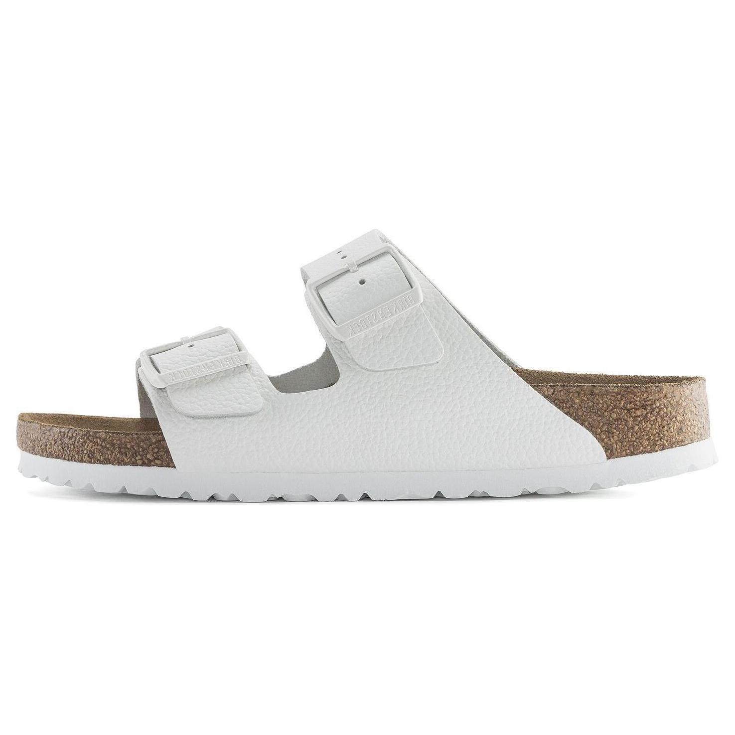 Birkenstock Arizona Soft Footbed Leather - White sandals 1024945 43