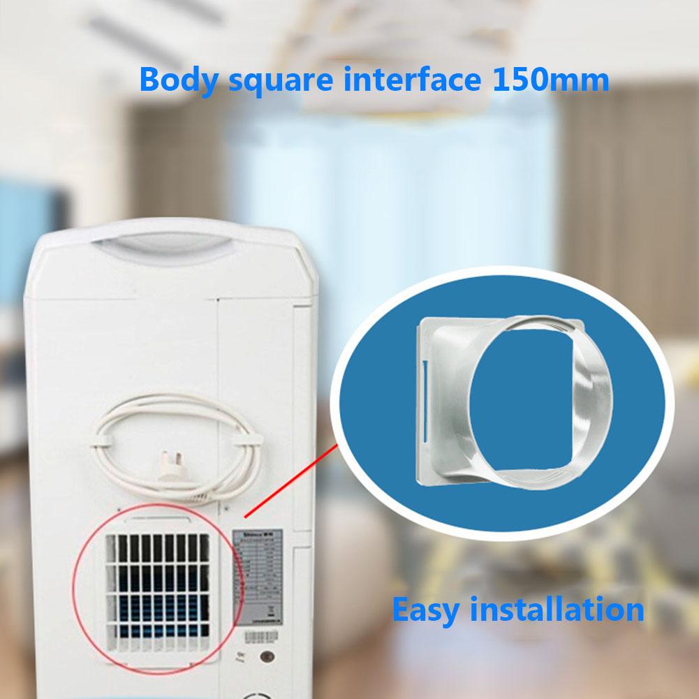 1Pc Durable Air Conditioner Exhaust Hose Pipe Interface Connector Adapter Universal Air-Conditioning Accessories Easy To Install