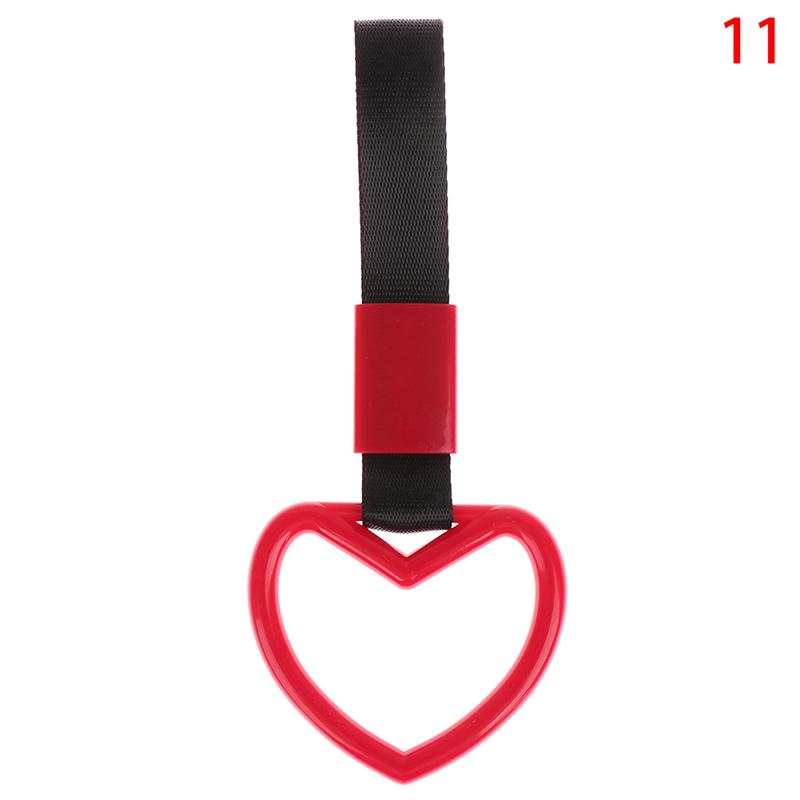 Hot Sale 1PC Heart Train Bus Handle Hand Strap Drift Charm Strap Drift Auto Accessories Car Styling Car Tuning