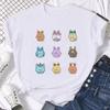 Women Unisex Graphic Tshirt Streetwear Harajuku Graphic Ulzzang Tshirt Funny Cute Cat Vintage Tee Shirt Aesthetic Y2k Tops FeUnisex